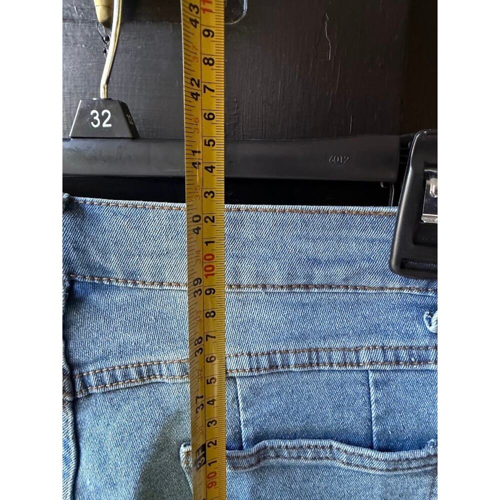 Womens Horse Embroidered High Waist Stretch Jeans Medium Wash M/L Boot Cut - Picture 9 of 9